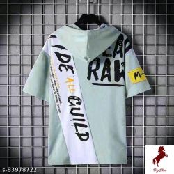 Triffany Printed Tees With Hood Tshirts  