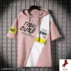 Triffany Printed Tees With Hood Tshirts  