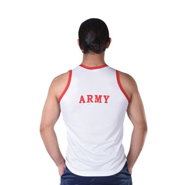 Sando Sleeveless T-Shirt With Indian Army Print