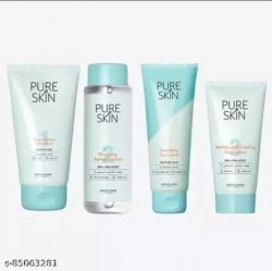 Pure Skin Face wash, Toner, Face Scrub & Face Cream