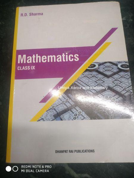 Std 9 mathematics R D Sharma