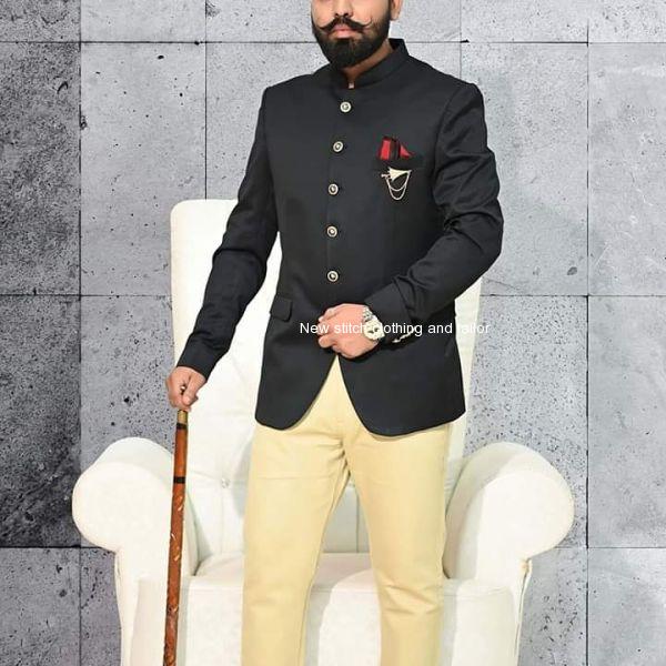 Suit blezar sherwani indowestn blezar