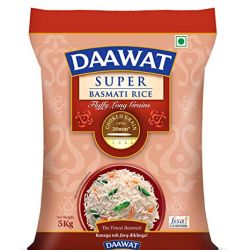 Daawat Super Basmati Rice, 5 kg
