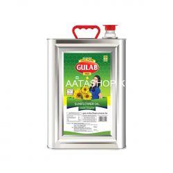 Gulab Refined Sunflower Oil (Tin) 15 lt
