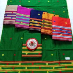 Low price Assamese Mekhela Sador new Design staple cotto saree 