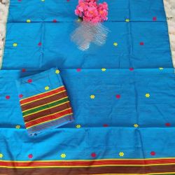 Low price Assamese Mekhela Sador new Design staple cotto 