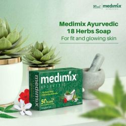 medimix ayurvedic 18-herbs classic soap 125 gm