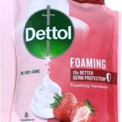 dettol strawberry fragrance foaming hand wash refill 200ml