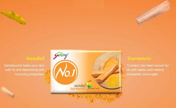 godrej no 1 sandal and turmeric soap 100gm