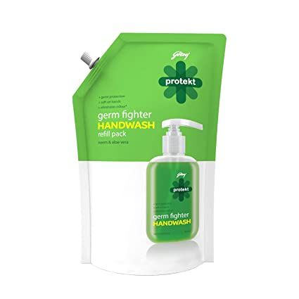 godrej pocket germ fighter lime and eucalyptus handwash refill 725ml