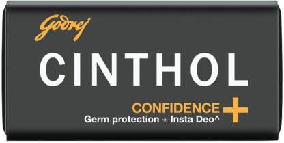 cinthol confidence + germ protection soap 100gm