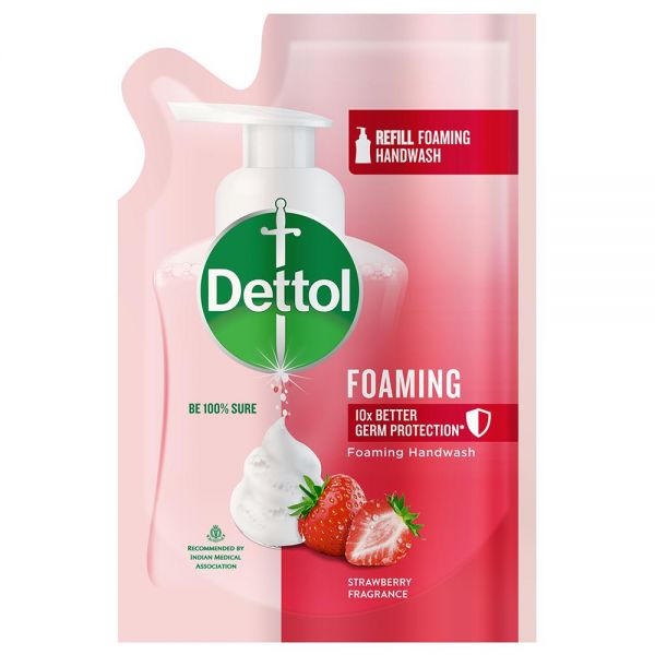 dettol strawberry fragrance foaming hand wash refill 200ml