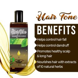 Pharma Science Natural Hair Oil for Hair Fall Control & Growth | Repairs Damage & Hair Thinning -100ml