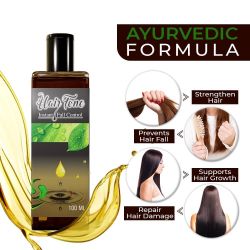 Pharma Science Natural Hair Oil for Hair Fall Control & Growth | Repairs Damage & Hair Thinning -100ml