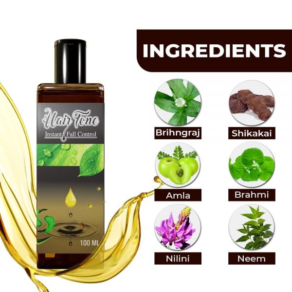 Pharma Science Natural Hair Oil for Hair Fall Control & Growth | Repairs Damage & Hair Thinning -100ml