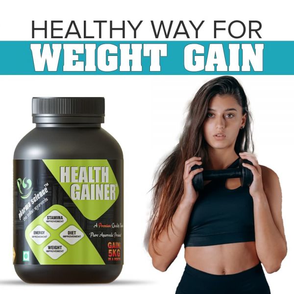 Pharma Science Ayurvedic Weight Gainer Supplement Powder for Men and Women -100gm