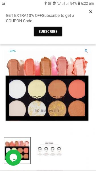 Lakyou beauty blush pallete
