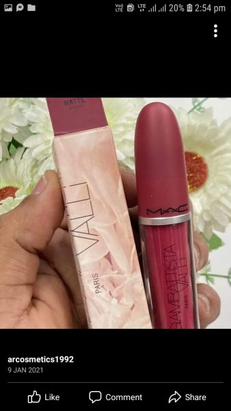 Waterproof lipsticks (1 dark +1 light) combo pack of 2