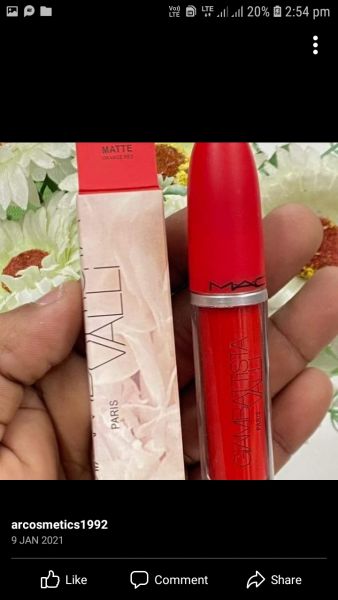 Waterproof lipsticks (1 dark +1 light) combo pack of 2