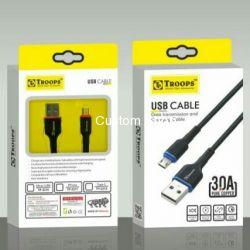 Rs 75 Per Pcs (Set of 4 Pcs) 3A Fast Data Cable with warranty