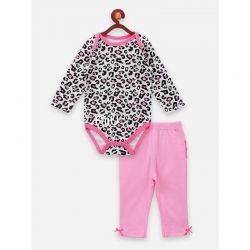 Cotton printed Romper with pants