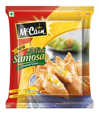 cheese corn samosa