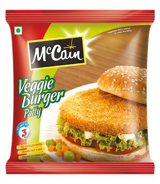Veggie burger patty 360 gm