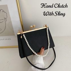 imported Hand Clutch with Side Sling Bag