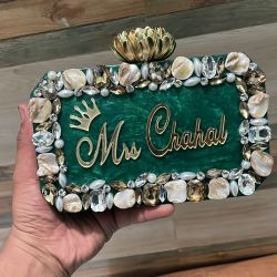 Marble look resin clutches