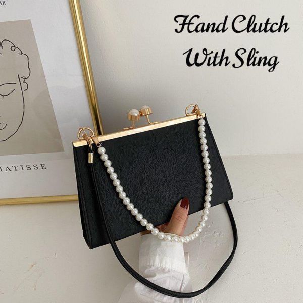 imported Hand Clutch with Side Sling Bag