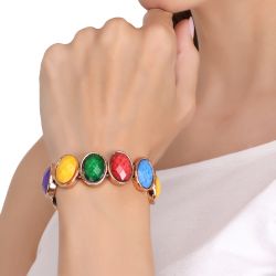 Multi Color Stone Bracelet