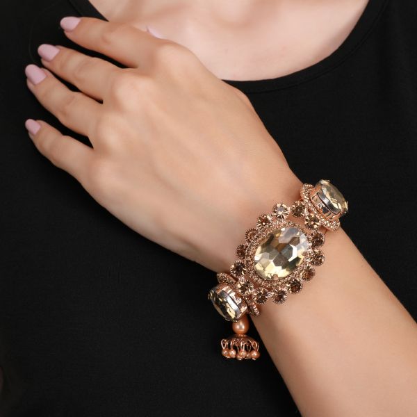 Rose Gold Party Wear Braclet