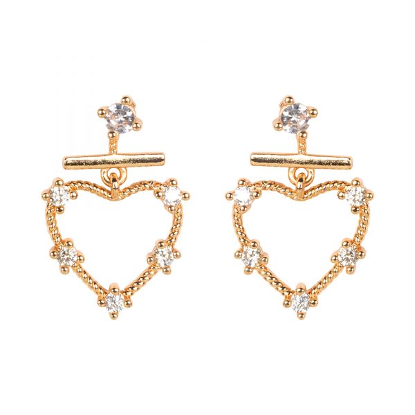 Heart Shape Stylish Earrings