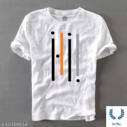 Trendy Modern Men Tshirts Name: Trendy Modern Men Tshirts Fabric: Cotton Blend Sleeve Length: Short Sleeves Pattern: Printed Sizes: M (Chest Size: 38 in, Length Size: 26 in)  L (Chest Size: 40 in, Length Size: 26.5 in)  XL (Chest Size: 42 in, Length Size: 27 in)   Country of Origin: Ind