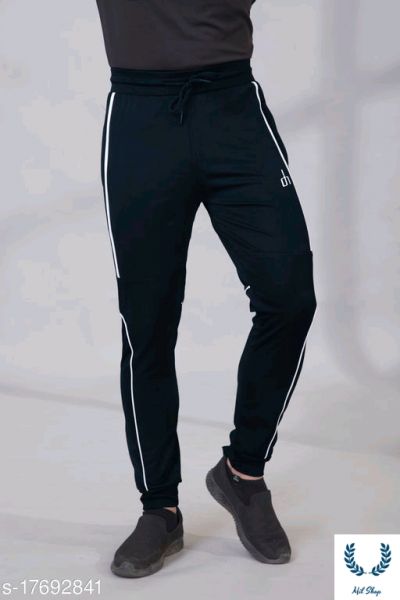 Four Way Lycra Jogger Name: Four Way Lycra Jogger Fabric: Lycra Pattern: Solid Sizes:  30 (Waist Size: 29 in, Length Size: 39 in, Hip Size: 40 in)  32 (Waist Size: 30 in, Length Size: 40 in, Hip Size: 41 in)  34 (Waist Size: 31 in, Length Size: 41 in, Hip Size: 42) 