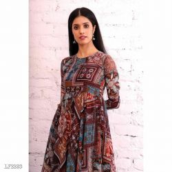 : *digital anarkali kurti with pant*