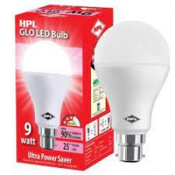 HPL 9W Round B22 LED Bulb, Cool day Light (White, Pack of 1)