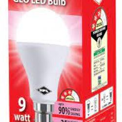 HPL 9W Round B22 LED Bulb, Cool day Light (White, Pack of 1)