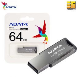 ADATA 64GB UV250 USB 3 1 Flash Drive (AUV350-64G-RBK)