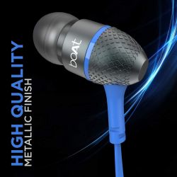 boAt Bassheads 225 in Ear Wired Earphones with Mic(Blue)