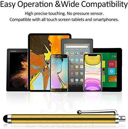 DORRON Universal Capacitive Stylus Pens for Touch Screens Devices Compatible with Kindle iPad iPhone Android Mobile Samsung (Pack of 1, Multicolor)