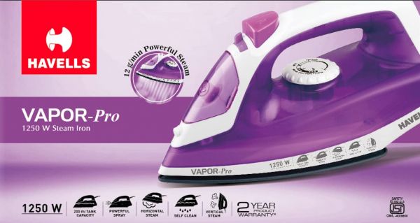 Havells Vapor Pro 1250 watt Steam Iron (Purple)