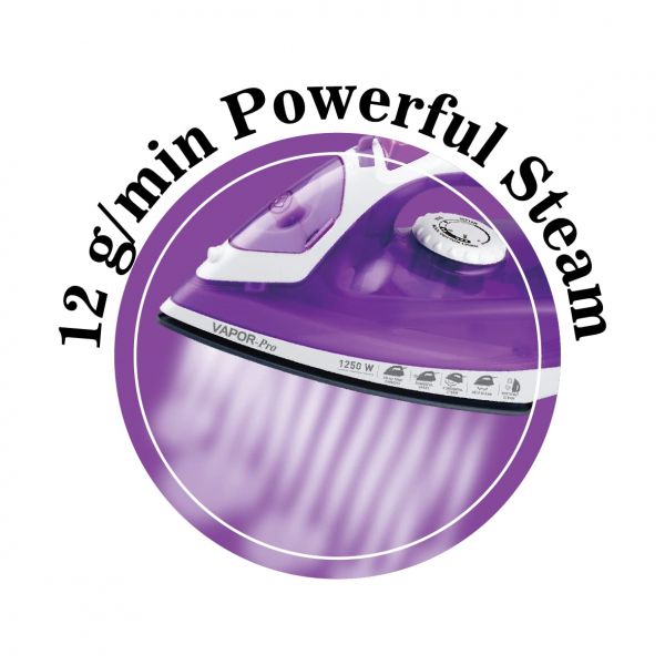 Havells Vapor Pro 1250 watt Steam Iron (Purple)