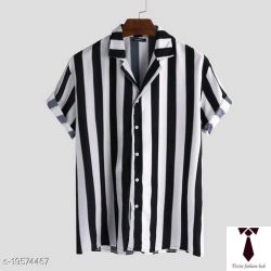 Rayon cool trending mens half shirt