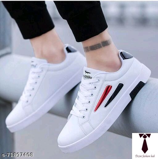 White casual shoes
