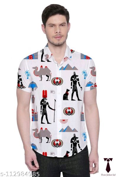 Catalog Name:*Trendy Sensational Men Shirts* Fabric: Cotton 