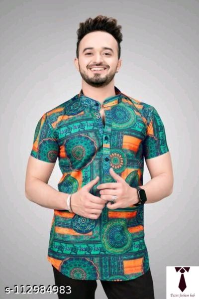 Catalog Name:*Trendy Sensational Men Shirts* Fabric: Cotton 