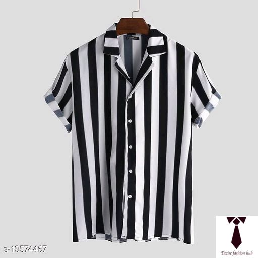 Rayon cool trending mens half shirt