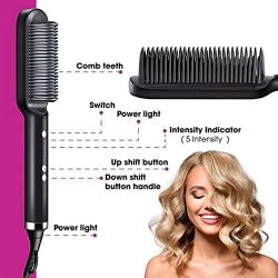 hair streghtner combo brush