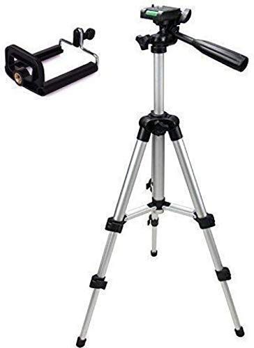 3110 Tripod Stand for Phone and Camera Adjustable Aluminium Alloy Tripod Stand Holder for Mobile Phones & Camera,Photo/Video Shoot